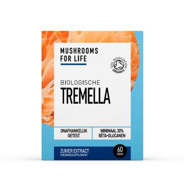 Tremella Extract Poeder Bio [Tremella Fuciformis] (Mushrooms For Life) 60 gram