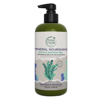 Nourishing Bath & Shower Gel Seaweed & Argan Oil (Petal Fresh) 475 ml