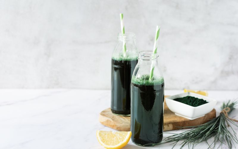 Spirulina smoothie